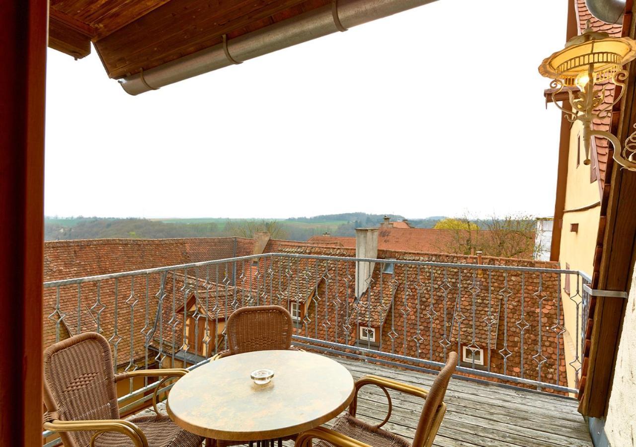 Historik Hotel Gotisches Haus Garni Rothenburg ob der Tauber Dış mekan fotoğraf