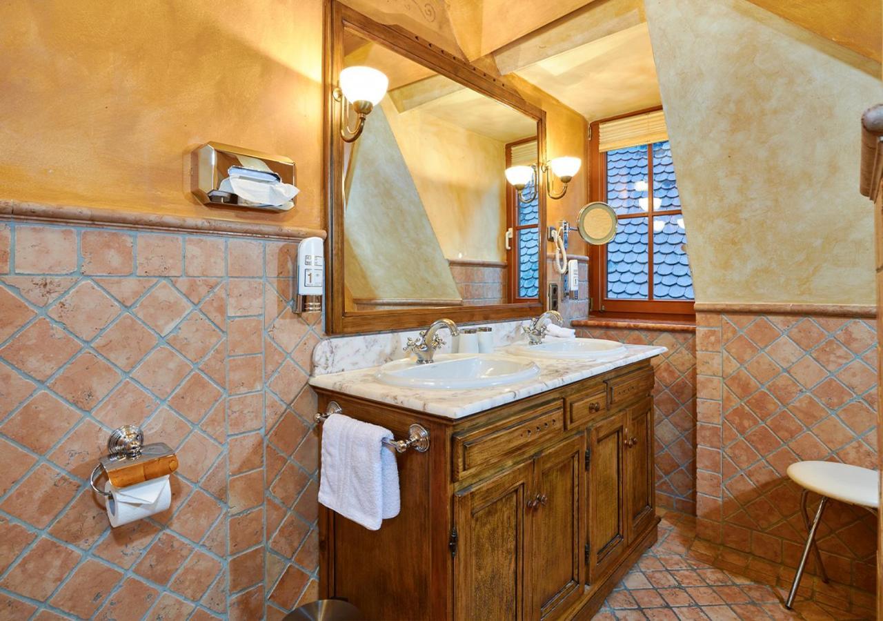 Historik Hotel Gotisches Haus Garni Rothenburg ob der Tauber Dış mekan fotoğraf