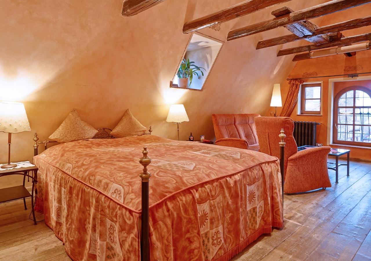 Historik Hotel Gotisches Haus Garni Rothenburg ob der Tauber Dış mekan fotoğraf