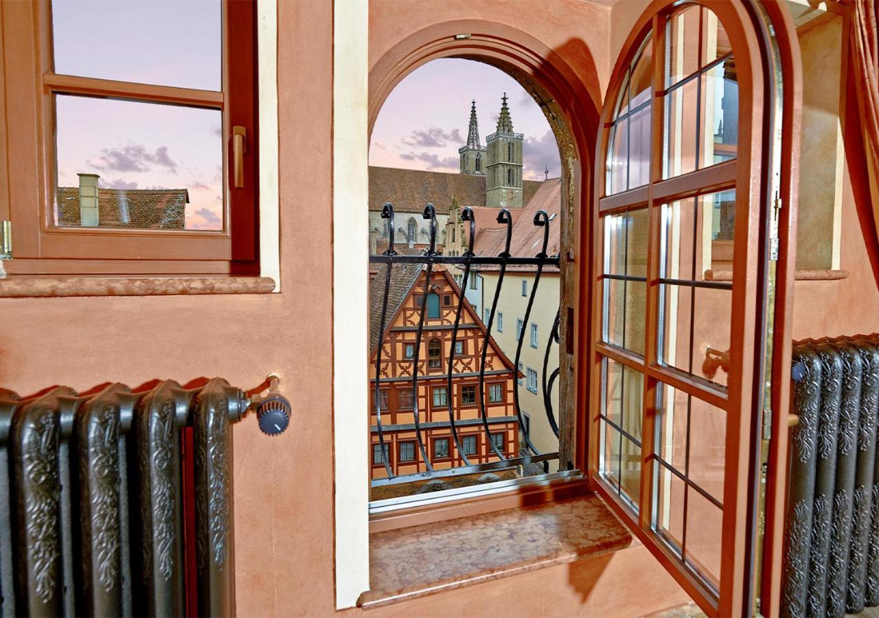 Historik Hotel Gotisches Haus Garni Rothenburg ob der Tauber Dış mekan fotoğraf