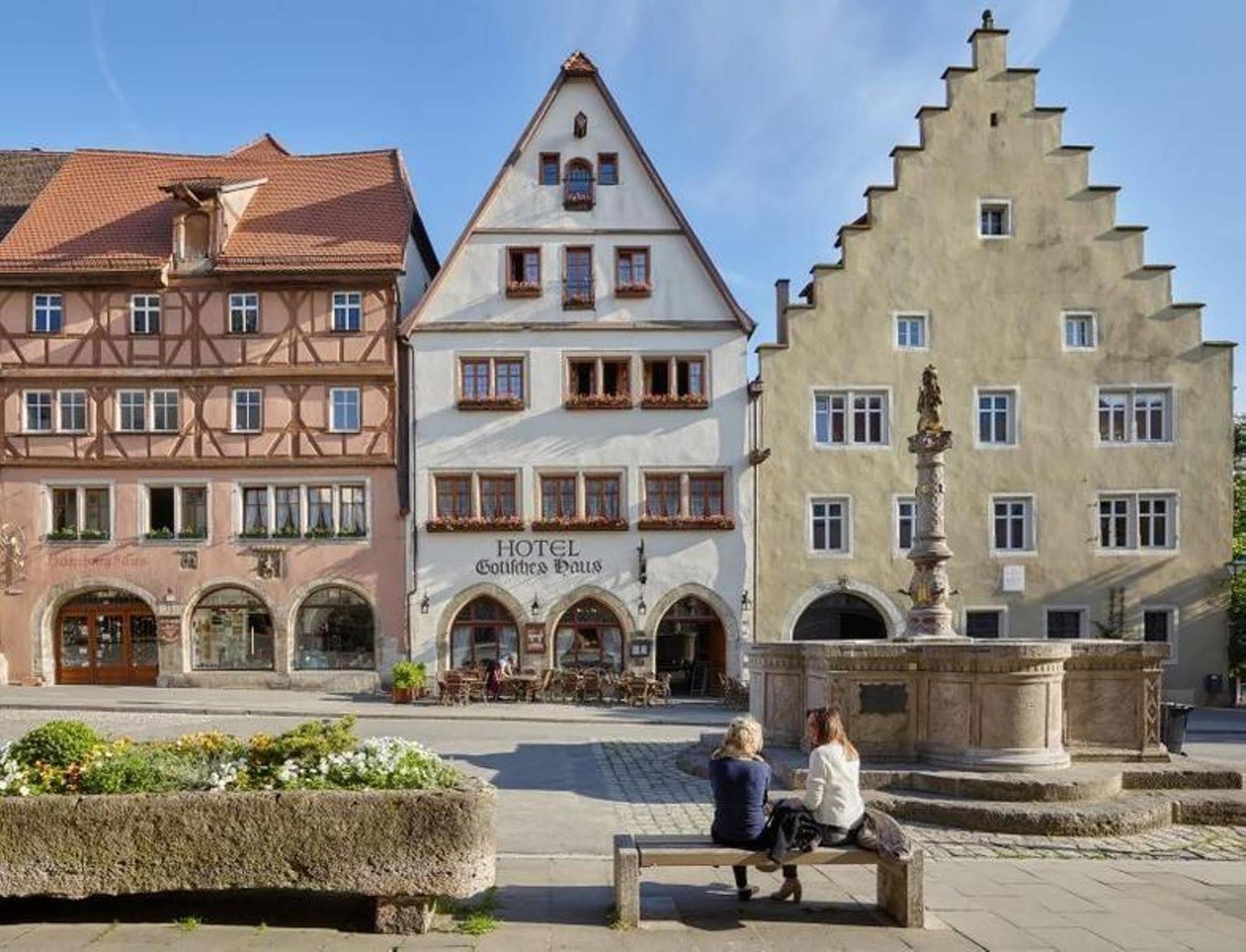 Historik Hotel Gotisches Haus Garni Rothenburg ob der Tauber Dış mekan fotoğraf